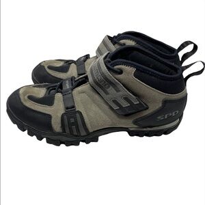 SHIMANO SPP CYCLING  Athletic Black Taupe BIKE SHOES women’s Size 44 US 10